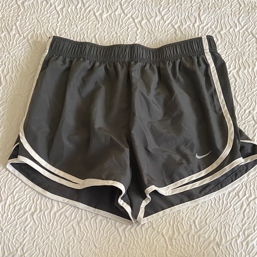 Nike Women's Charcoal Gray Athletic Shorts